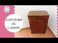 ZAPATERO DE CARTÓN - MUEBLE ORGANIZADOR