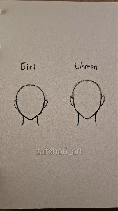 How to draw head ✨️ (female) #drawing #art #howtodraw #tutorial #shorts