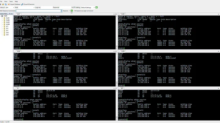 part 2 HPE ADVPN 2 tunel