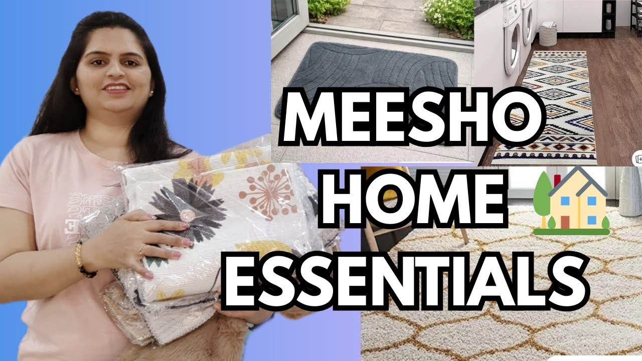 Meesho Floor Decor Finds ✨|Meesho Home Essentials | Doormats, Bedside Runners & Carpet 💥