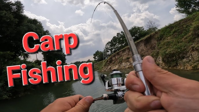 TINY POCKET FISHING ROD!! (Fishing Challenge ) 