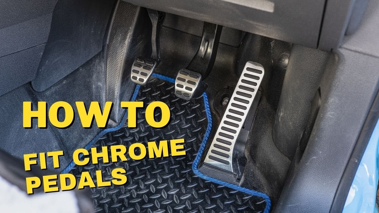 How To Install CHROME PEDALS on a VW Caddy