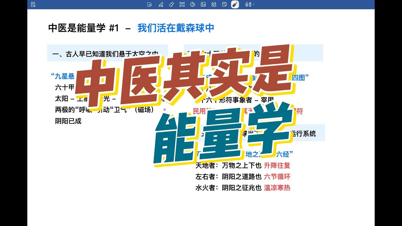 中医是门能量学