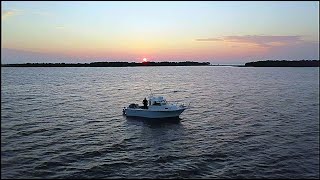 Solo Overnight Fishing in Gulf of Mexico clearwater Florida in a Crooked Pilothouse Boat