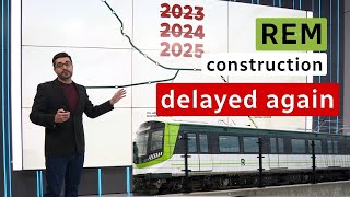 Breaking down the latest construction delays for Montreal's REM light rail train