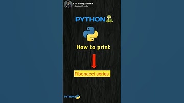Fibonacci series #python #computerscience #shorts #viralvideo