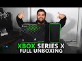 Xbox Series X Unboxing - Full Retail Box w/ Console + Controller (in 4K)