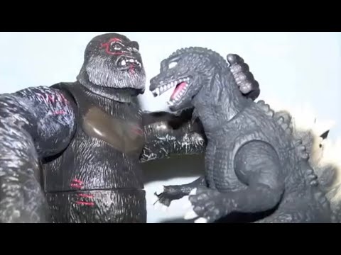 Godzilla vs King Kong (Stop Motion) |  King Kong vs Godzilla 50th Anniversary Tribute