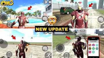 Finally iron man character 🔥🔥 || iron man cheat code || Indian bike driving 3d new update ||