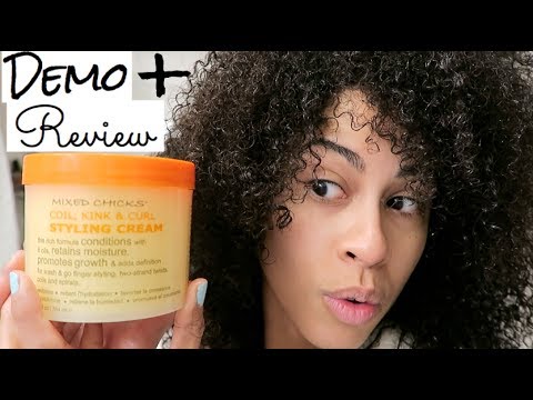 MIXED CHICKS STYLING CREAM | Review + Demo on 3C4A Hair - thptnganamst.edu.vn