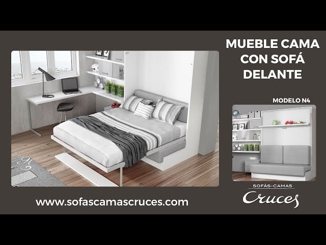 Muebles cama abatibles en horizontal - Sofas Camas Cruces