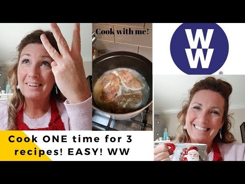 chicken-3-ways*easy-cook-with-me*ww-freestyle*cook-once-eat-3-times!-tortilla-soup*taquitos*chk-sal