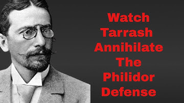 Watch Tarrash Annihilate The Philidor Defense | Siegbert Tarrasch vs Schwarzhaupt: Derenburg 1884