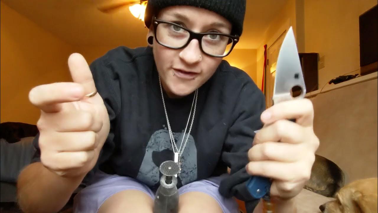 HOW TO Add a sharpening choil to your knife with a Dremel! YouTube