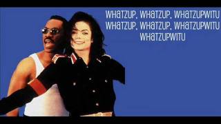 Video thumbnail of "Eddie Murphy Ft. Michael Jackson - Whats Up With You. (Lyrics)."