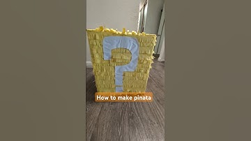 DIy pinata | How to make pinatas #supermariobrospinata #pinata