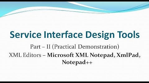 Service Interface Design Tools - Part II