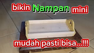 membuat Nampan mini dari limbah kayu, mudah pasti bisa......