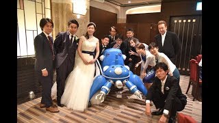 史上初！　1/2タチコマロボットが結婚式でお祝いスピーチ！【ねとらぼ】