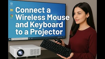 How to Connect a Wireless Mouse and Keyboard to a Projector