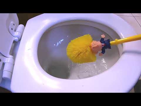The Donald J Dump Novelty Trump Toilet Brush