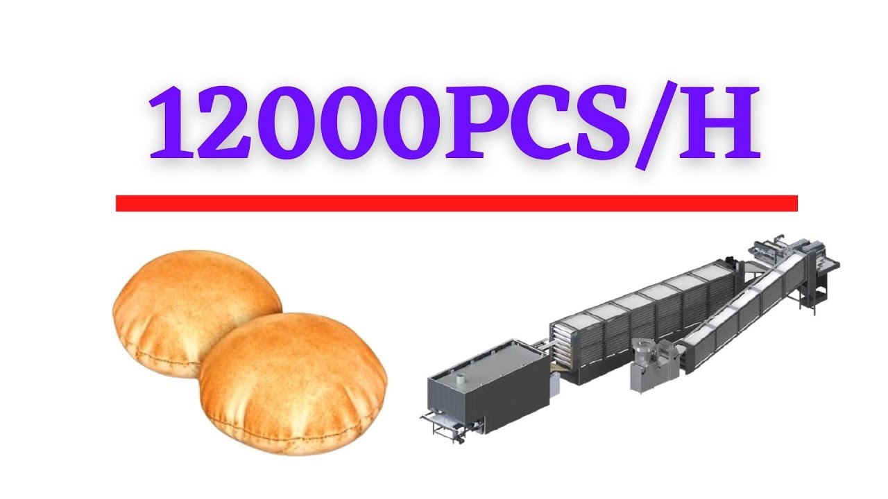 Automatic Arabic Pita Bread Machine Production Line Industrial