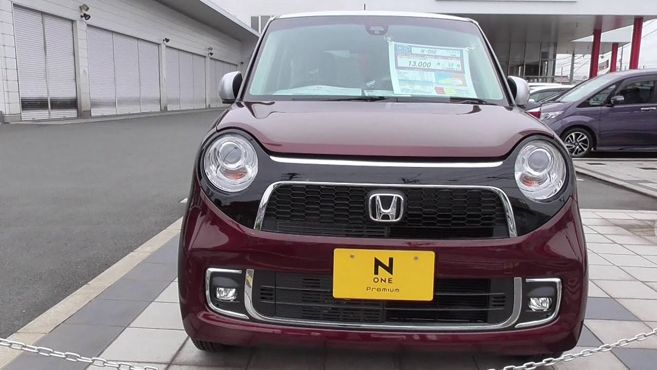 ホンダ N Oneプレミアム 2トーンカラー プレミアムディープロッソパール シルバー Honda N One Premium Youtube