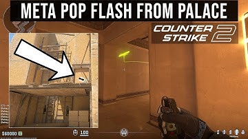 CS2 | Mirage: How To POP Flash and Blind Everyone on A Site from INSIDE Palace