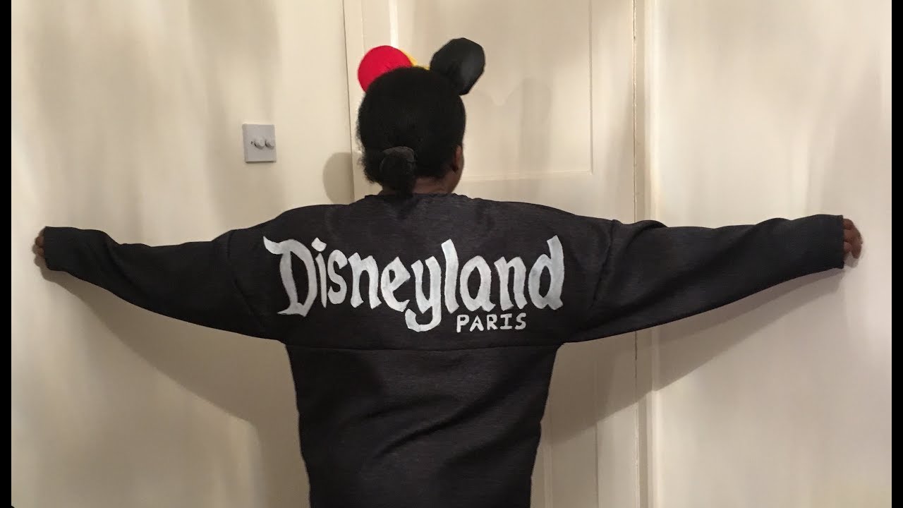 DIY Disney Inspired Spirit Jersey - YouTube