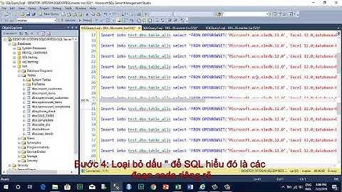 [VBA - SQL - Excel ] Tổng hợp dữ liệu - Làm báo cáo siêu tốc