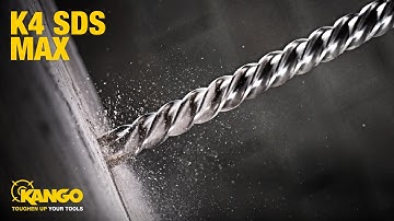 KANGO K4 SDS MAX Drill Bits: PGM certified for accuracy and safety