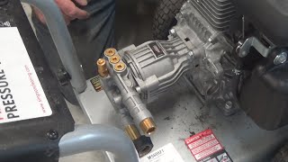 pressure washer water pump replacement - EASY! Simpson 3300 pressure washer by gregpryorhomestead 49,856 views 2 years ago 5 minutes, 6 seconds