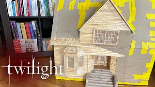 Twilight Bella’s Swan House Made of Cardboard | DIY Miniature Craft