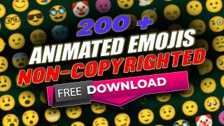 200   Animated Emojis Free Download Non Copyrighted // 2024 New