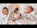 A real day in the life with a newborn full 24 hours