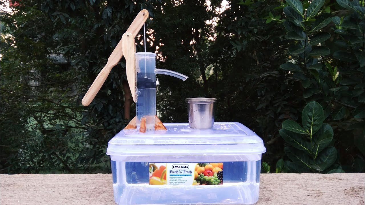 How to Make Hand Water Pump at Home SkBag Creation YouTube