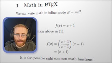 Quick Start Guide to Math in LaTeX
