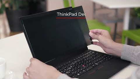 ThinkPad Privacy Filter Training Video