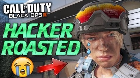 HACKER ROASTED AND DESTROYED ON BO3 SnD! PS4 JITTER MOD HACKER!