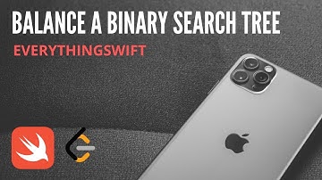 Leetcode 1382: Balance a Binary Search Tree - (Swift Programming Language, Algo & Data Structures)