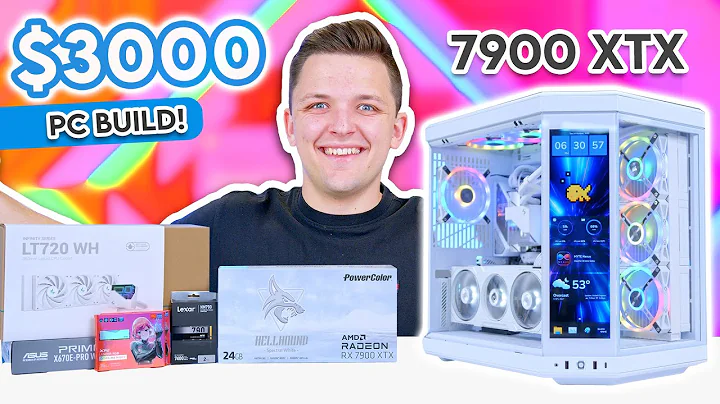 Der ultimative 3000€ Gaming-PC! Erfahre mehr über den HYTE Y70 Touch, 7900 XTX & 7950X3D