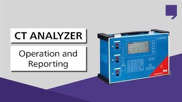 CT Analyzer - operation and reporting