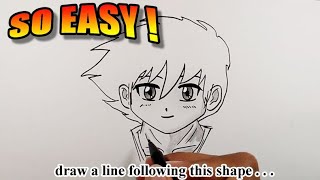 how to draw animes for beginners easy drawings