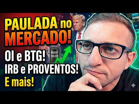 Trump volta com tudo e BRENT DISPARA! OIBR3 e IRBR3!
