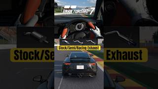 Lexus LFA V10: Stock vs Semi vs Racing Exhaust! | GT7 🔊🏁 #shorts