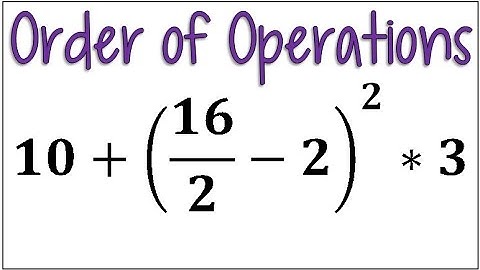 Using the Order of Operations to Solve a Problem | PEMDAS Example