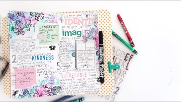 Travlers Notebook Art Journaling Process Video