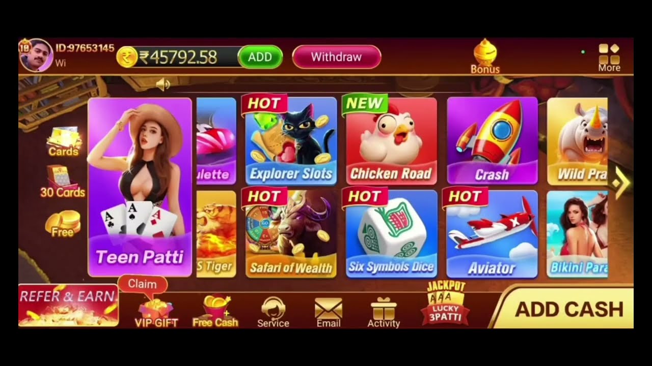 TEEN PATTI MASTER 😲 CHiCKEN ROAD 🐔 GAME PLAY ⏯️ ADD MONEY 300💰 AND PROFIT 45,792😱