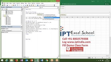 Advanced Excel VBA Macros Training