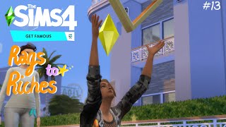 พิธีวางศิลาฤกษ์ต้องมาละหนึ่ง the sims 4 rags to riches (get famous) ep.13